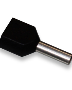 Wire end ferrule  double with plastic collar 1.50 sq.mm